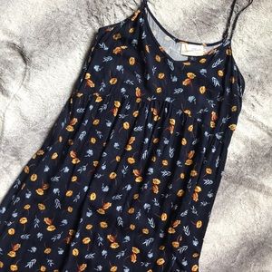 Universal thread linen ditsy floral dress xsmall